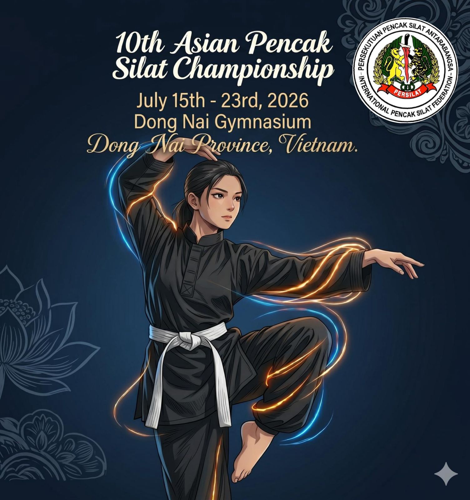 10TH SENIOR ASIAN PENCAK SILAT CHAMPIONSHIP 2026